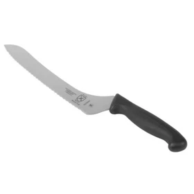 Mercer Culinary Millennia 9" Serrated Edge Bread Sandwich Knife w/Black Handle