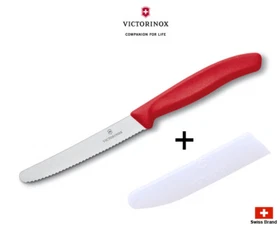 Victorinox Swiss Classic Tomato Knife Wavy Edge With Sheath 7 Colors Select