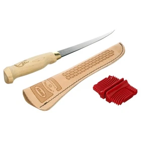 FLF6 Fillet Knife with Leather Sheath and Sharpener