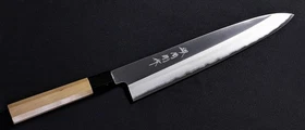 Japanese Sakai Yasuki Hagane Ginsan Inox Honyaki Wa-Gyuto Yamatsuka Chef's knife