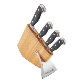 Sabatier, 5 Pc - Slim-Block Japanese Stainless Steel Cutlery Set (Choose Color)