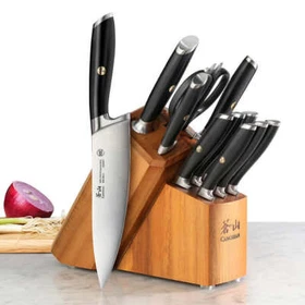 Cangshan L L1 Series 12 Piece High Alloy German Steel Forged Knife Set NSF Certi