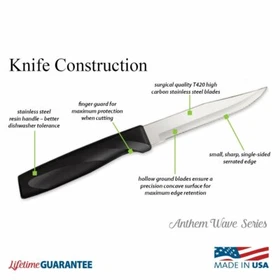Rada Cutlery Anthem Wave Kitchen Knives U pick yr own USA made Ergonomic handles