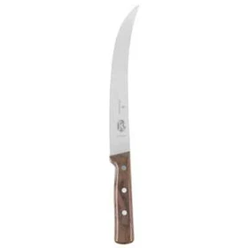 Victorinox 5.7200.25-X1 10" Curved Breaking Knife with Wood Handle