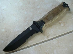 Genuine Gerber USA Made StrongArm Fixed Blade Knife Coyote Brown Or Black