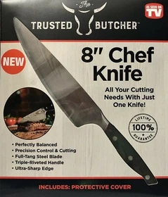 Trusted Butcher: Please Choose 8" Chef Knife OR 8" Chef Knife + 3&frac12;" Paring Knife