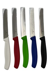 VICTORINOX 4.25" Swiss Classic UTILITY / TOMATO Knife, SERRATED Edge,