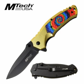 MTECH USA MT-A1055YL MT-A1055OR MT-A1055BK SPRING ASSISTED KNIFE