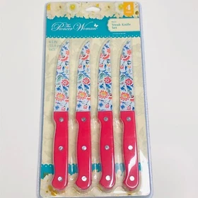 Pioneer Woman Steak Knife Set Sweet Rose Mazie Patchwork Delaney Ditsy Blooming