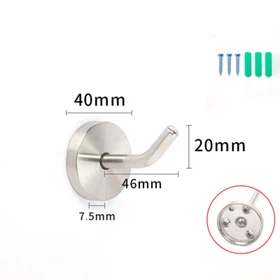 Stainless Steel Hooks Kitchen Meat Pan Utensil Clothes Hanger Wall Door Hanging