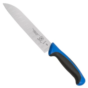 Mercer Culinary Millennia 7" Santoku Knife w/ Granton Edge (select color below)