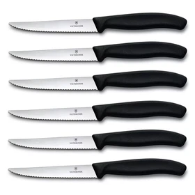 Victorinox Swiss Classic Steak Knives, 6-piece Set, Rounded Point