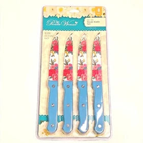 Pioneer Woman Steak Knife Set Sweet Rose Mazie Patchwork Delaney Ditsy Blooming
