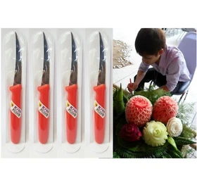 2X Carving Knife Kiwi Stainless Kitchen Craft Tool Art Cut Fruit Soap Vegetable