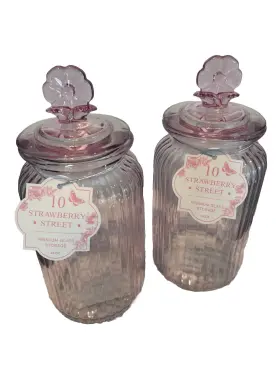 B0DWL7H55B 10 STRAWBERRY STREET Lavender Glass Flower Set