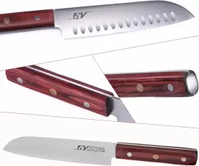 V0203 CHEF Santoku Knife High Carbon Steel #2