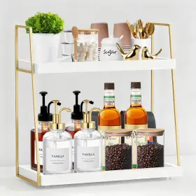 B0FYCHZRTZ COFFEE Bar Organizer Countertop Multifunctional
