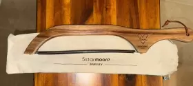 742839258916 5 STAR MOON Bakery Wooden Bread Bow Knife Handle