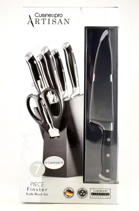 1034493 CUISINE Pro Artisan Steel Knife Set Finster Block
