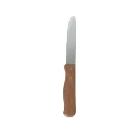 SLSKGK001 A-TO-Z SUPPLY Steak Knife Round Tip Serrated Wood