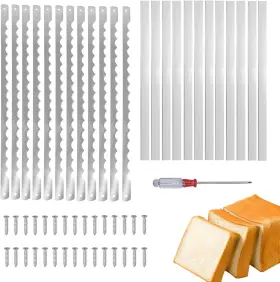 445021898886 AAEJE Bread Bow Knife Blades Serrated Steel