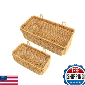 B0D2Q5MRX3 ACELIST Boho Wall Storage Baskets Set