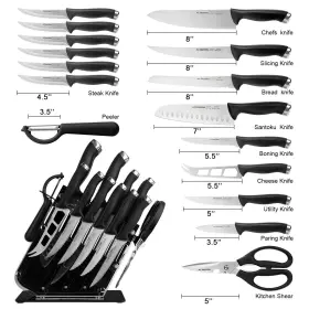 788470611994 ACOQOOS Knife Set Kitchen Block Ac #2