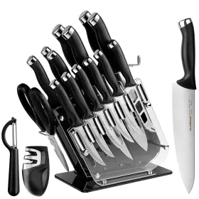 788470611994 ACOQOOS Knife Set Kitchen Block Ac