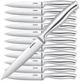 K3-12 AIHEAL Steak Knives Steel Set Sharpening Di