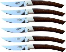 Lag-ambb ALBARETE GENES DAVID Steel Steak Knife Set Amourette