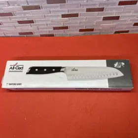 HU03-24 ALL-CLAD Santoku Knife Forged Steel Triple Rivet