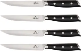 K272S464 ALL-CLAD Steel Steak Knives Set Forged Tang Serrated