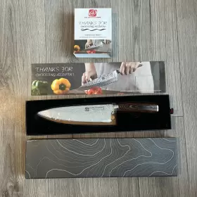 WH-0710 ALLWIN-HOUSEWARE Damascus Chef Knife Steel Core