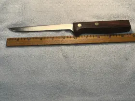 AP116 ALSCO Alcoa Cutco Alcas Boning Knife Blade Wooden Grip