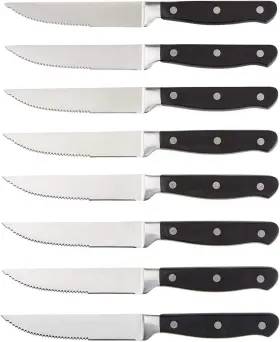 P987-2 AMAZON BASICS Kitchen Steak Knife Set