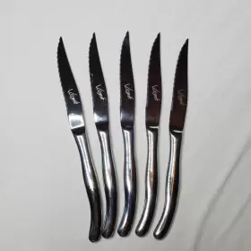 056100PE11BR6 AMEFA Virgule Steak Knives Set Tang Mirrored #2