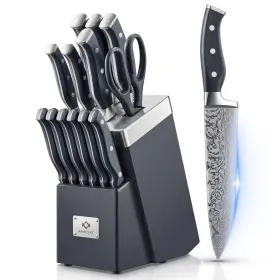 SDWD-S289 AMEGAT Knife Block Set Advanced Sharpening