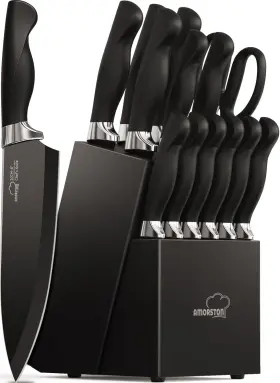 USA66.K15126P AMORSTON Kitchen Knife Set
