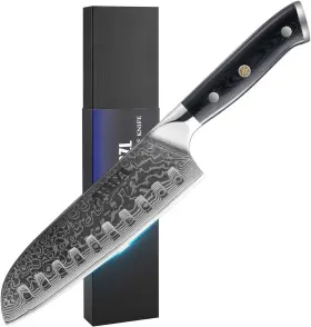DM-GS004-1 AMSZL Chef Knife Damascus Steel Santoku Kitchen