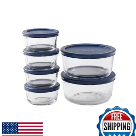 B08N5GPNXR ANCHOR HOCKING Glass Food Storage Containers Lids