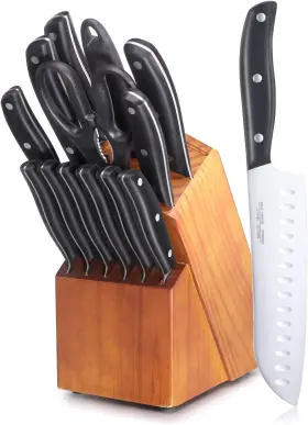 313026316315 AORESAC Knife Set Kitchen Block High Carbon