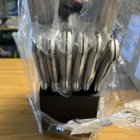 840028711003 AR COOK Art Steel Knife Block Set