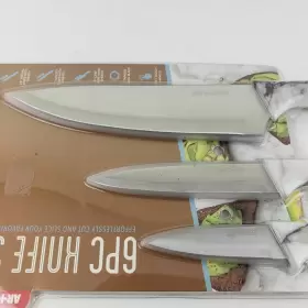 878217028984 AR COOK Knife Set Covers Marble Handles #3