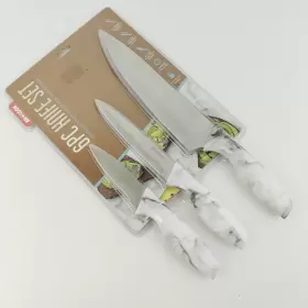 878217028984 AR COOK Knife Set Covers Marble Handles