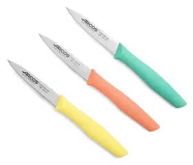 859800 ARCOS Paring Knife Set Steel Colorful Kitchen Knives