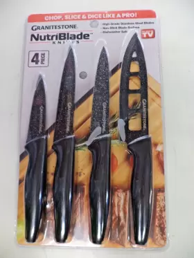 080313093098 AS SEEN ON TV Granitestone Nutriblade Knives Set