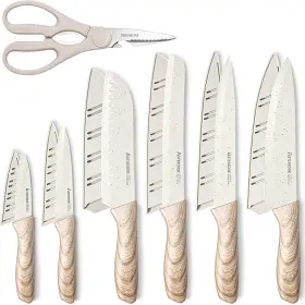 445049096004 ASTERCOOK Knife Set Kitchen Knives Ceramic