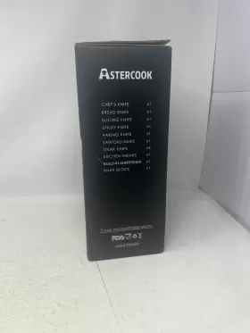 711181307313 ASTERCOOK Knife Set Kitchen Sharpener Block #2