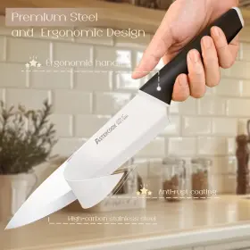 800689636725 ASTERCOOK Knife Set Kitchen Knives Holder #3