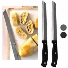 27276-2PC ATB Bread Knives Blade Steel Sharp Serrated Knife
